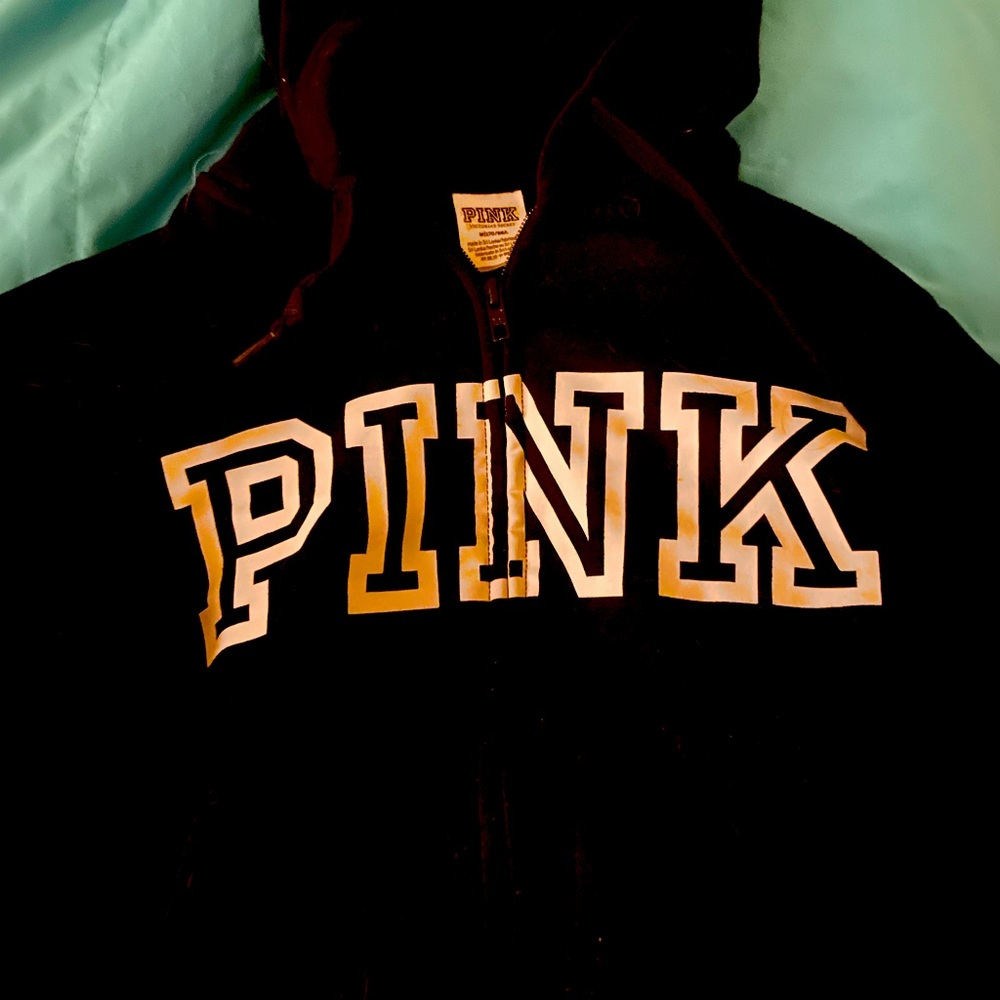 Victoria Secrets Pink Zip Up Sweatshirt